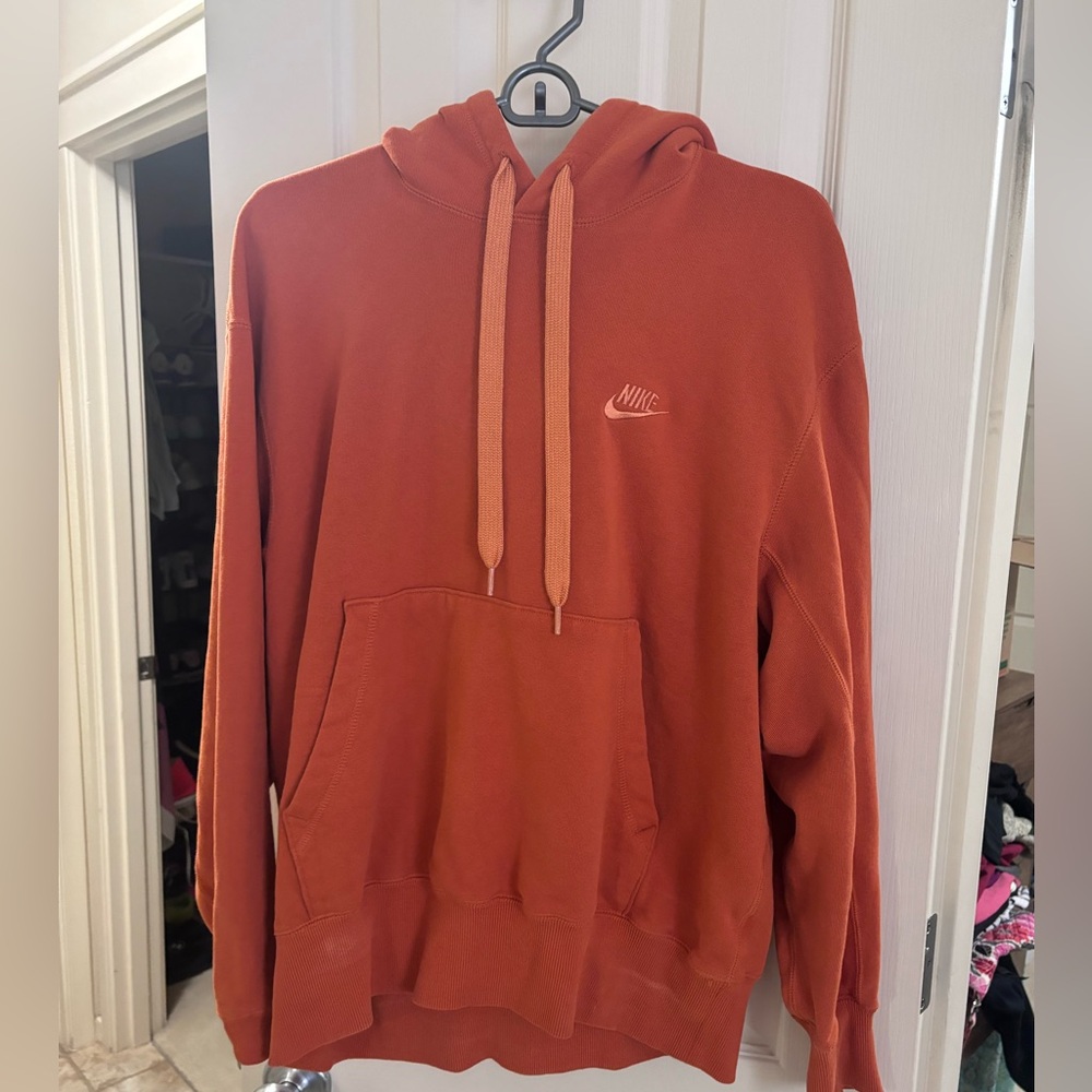 Nike orange hoodie